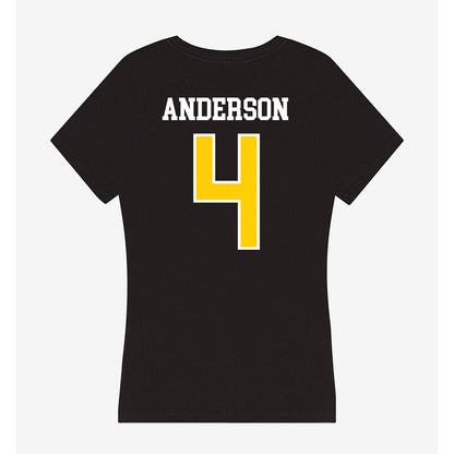 Michigan Tech - NCAA Men's Ice Hockey : Jack Anderson - Women's V-Neck T-Shirt-1