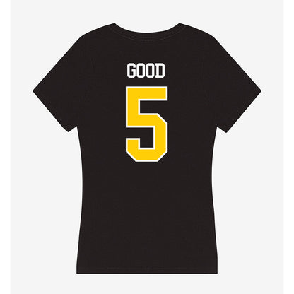 Michigan Tech - NCAA Football : Dionte' Good - Women's V-Neck T-Shirt-1