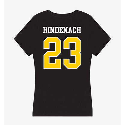 Michigan Tech - NCAA Football : Kolby Hindenach - Women's V-Neck T-Shirt-1