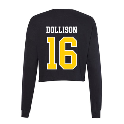 Michigan Tech - NCAA Women's Soccer : Kenzie Dollison - Women's Cropped Crew Fleece-1