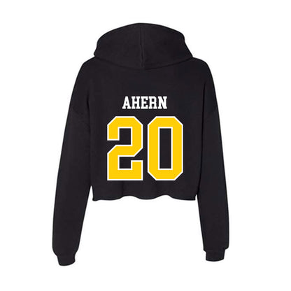 Michigan Tech - NCAA Football : Sam Ahern - Women's Crop Fleece Hoodie-1