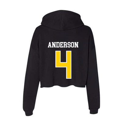 Michigan Tech - NCAA Men's Ice Hockey : Jack Anderson - Women's Crop Fleece Hoodie-1