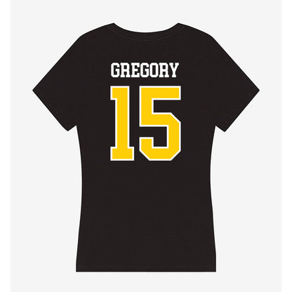Michigan Tech - NCAA Women's Soccer : Amelia Gregory - Women's V-Neck T-Shirt-1