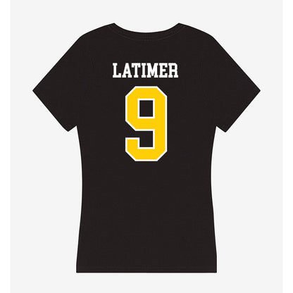 Michigan Tech - NCAA Men's Ice Hockey : Carson Latimer - Women's V-Neck T-Shirt-1