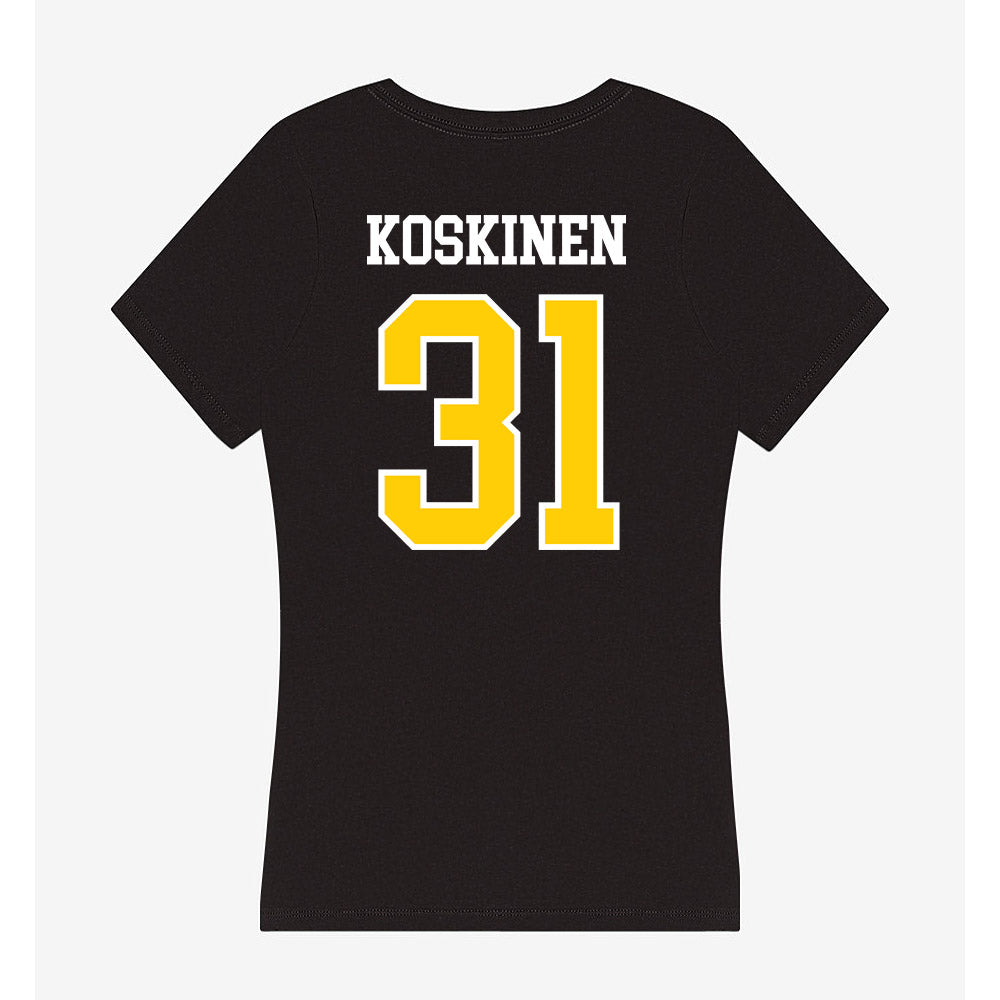 Michigan Tech - NCAA Women's Soccer : Karli Koskinen - Women's V-Neck T-Shirt-1