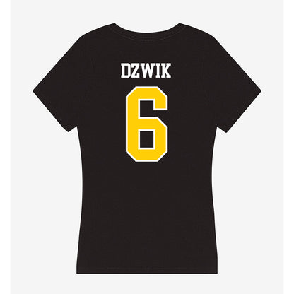 Michigan Tech - NCAA Women's Volleyball : Brooke Dzwik - Women's V-Neck T-Shirt-1