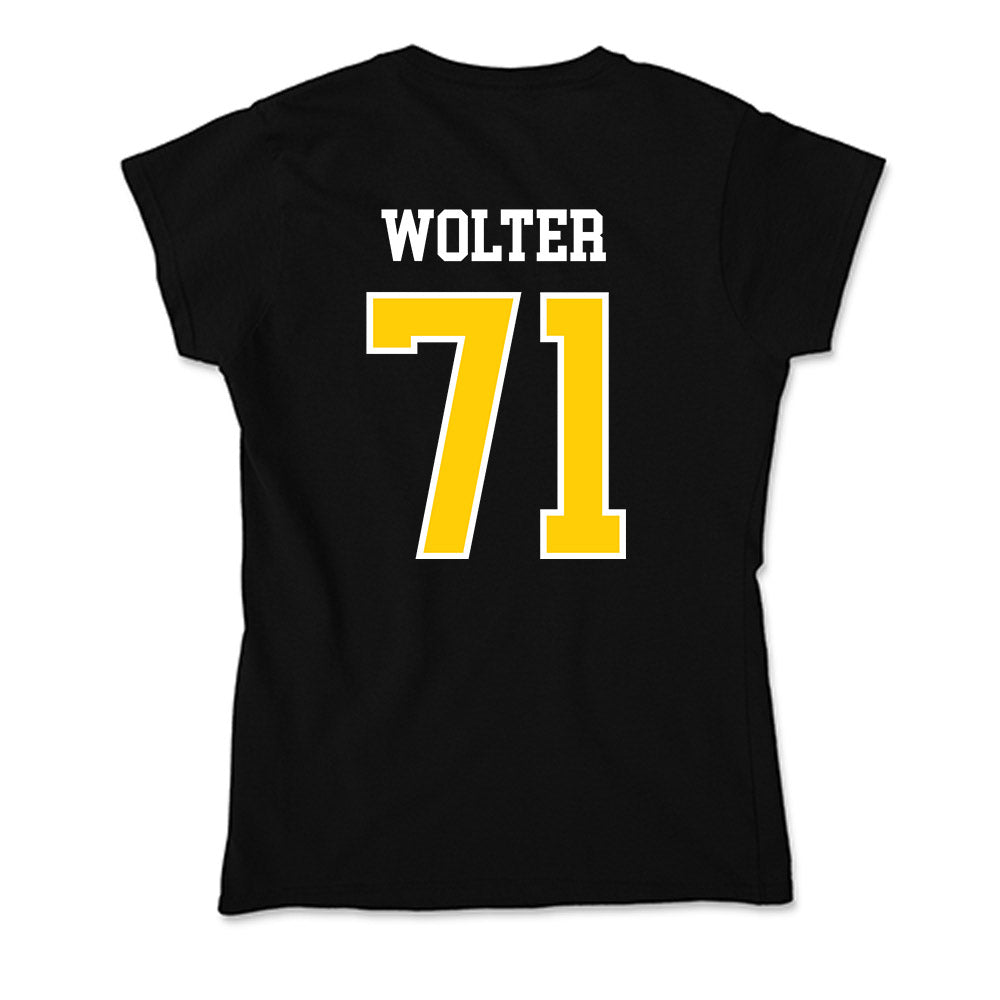 Michigan Tech - NCAA Football : Mason Wolter - Soft Style Women’s T-Shirt-1