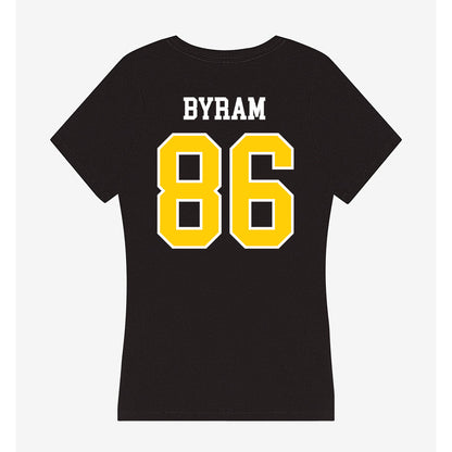 Michigan Tech - NCAA Football : Connor Byram - Women's V-Neck T-Shirt-1