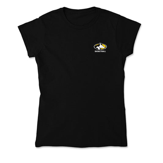 Michigan Tech - NCAA Men's Basketball : Ethan Heck - Soft Style Women’s T-Shirt-0