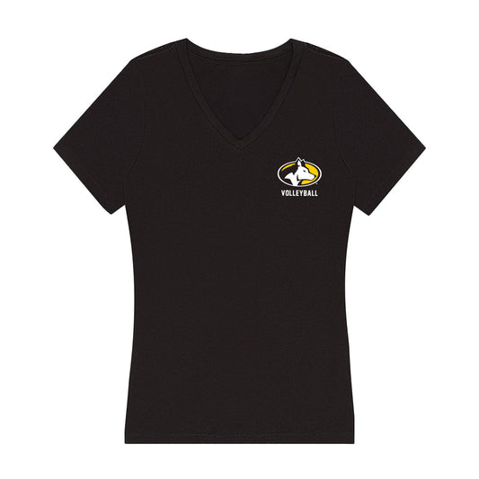 Michigan Tech - NCAA Women's Volleyball : Rachel Zurek - Women's V-Neck T-Shirt-0