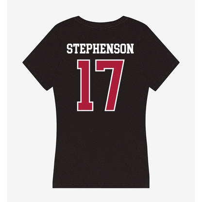 LMU - NCAA Women's Volleyball : Sophie Stephenson - Women's V-Neck T-Shirt-1