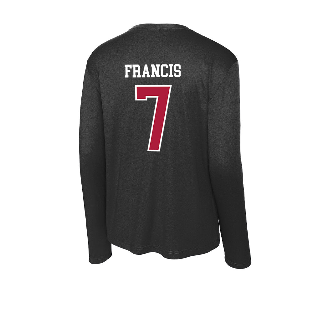 LMU - NCAA Softball : Avery Francis - Activewear Long Sleeve T-Shirt-1