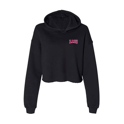 LMU - NCAA Softball : Kealani Caster - Women's Crop Fleece Hoodie-0