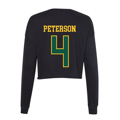 NDSU - NCAA Softball : Ellie Peterson - Women's Cropped Crew Fleece-1