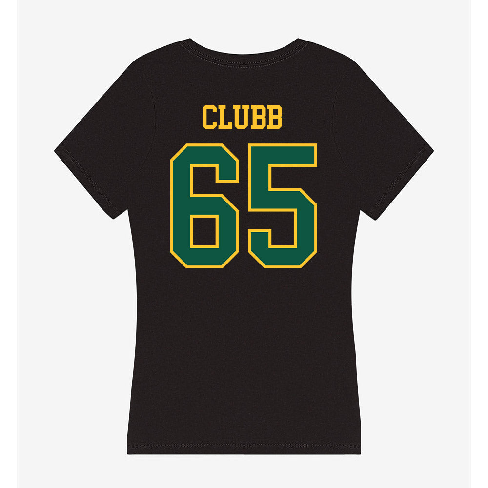 NDSU - NCAA Football : Brody Clubb - Women's V-Neck T-Shirt-1