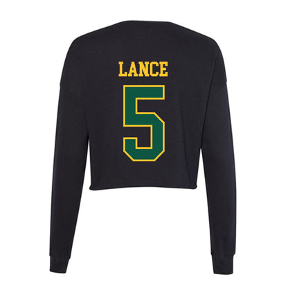 NDSU - NCAA Football : Bryce Lance - Women's Cropped Crew Fleece-1