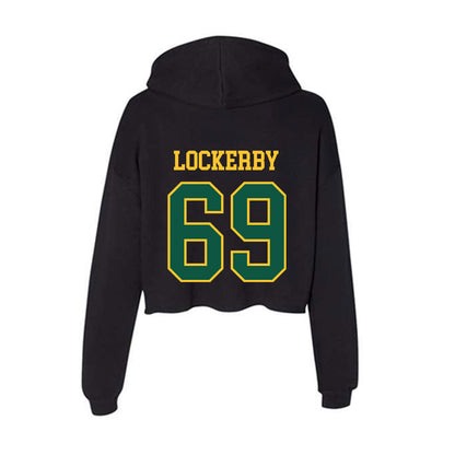 NDSU - NCAA Football : Devin Lockerby - Women's Crop Fleece Hoodie-1