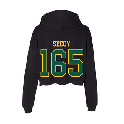 NDSU - NCAA Wrestling : Tyler Secoy - Women's Crop Fleece Hoodie-1