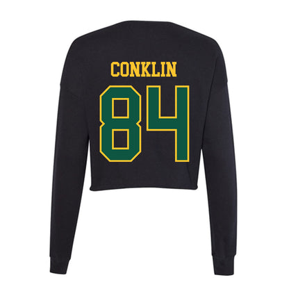 NDSU - NCAA Football : Logan Conklin - Women's Cropped Crew Fleece-1