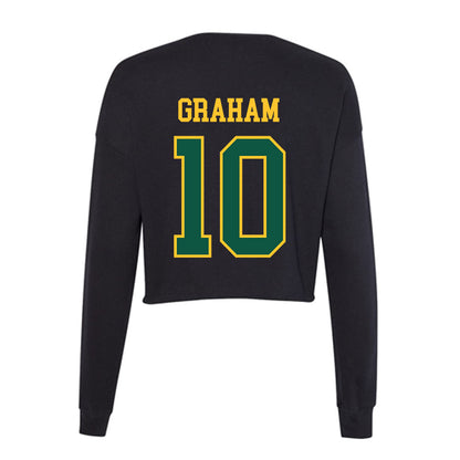 NDSU - NCAA Women's Basketball : Abby Graham - Women's Cropped Crew Fleece-1