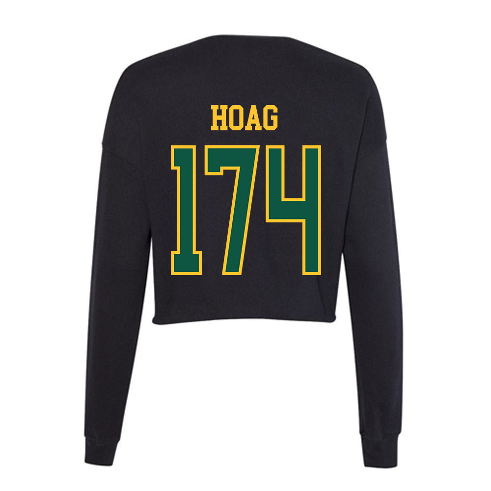 NDSU - NCAA Wrestling : Luke Hoag - Women's Cropped Crew Fleece-1
