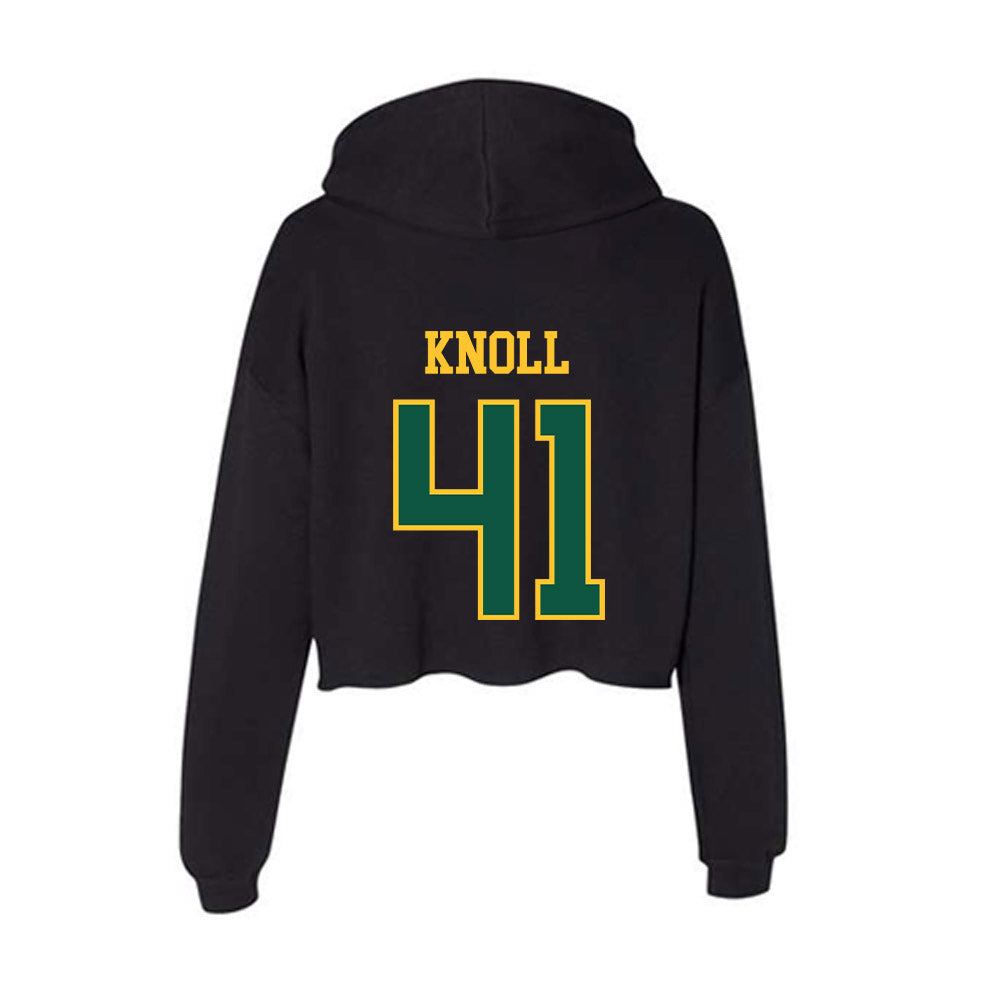 NDSU - NCAA Football : Sam Knoll - Women's Crop Fleece Hoodie-1