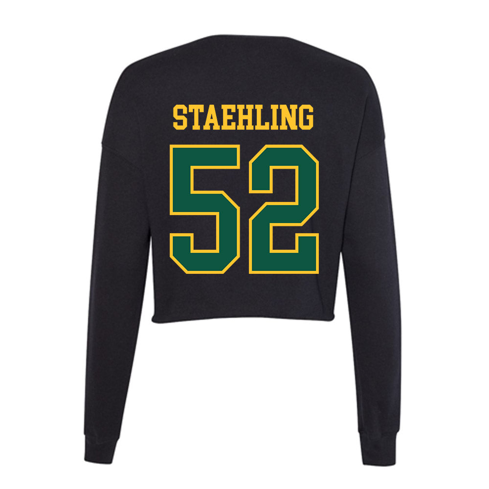 NDSU - NCAA Football : Nathaniel Staehling - Women's Cropped Crew Fleece-1