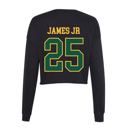 NDSU - NCAA Football : Ray James Jr - Women's Cropped Crew Fleece-1
