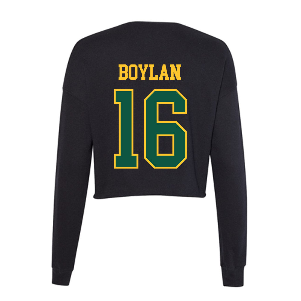 NDSU - NCAA Baseball : Austin Boylan - Women's Cropped Crew Fleece-1