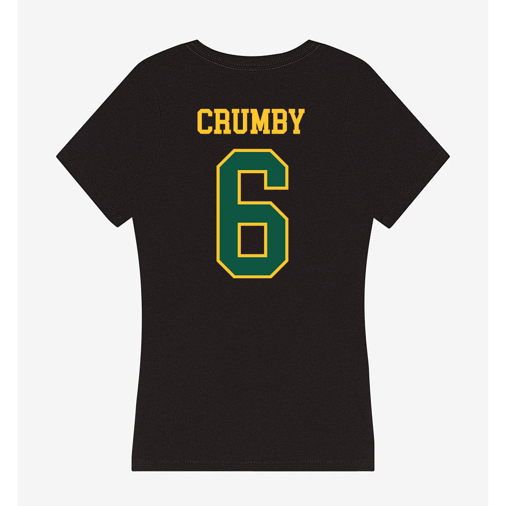 NDSU - NCAA Football : Jaylin Crumby - Women's V-Neck T-Shirt-1