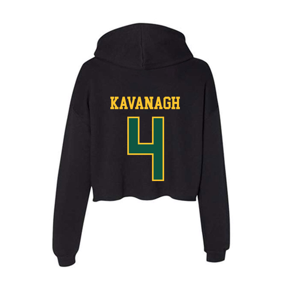 NDSU - NCAA Women's Soccer : Devon Kavanagh - Women's Crop Fleece Hoodie-1