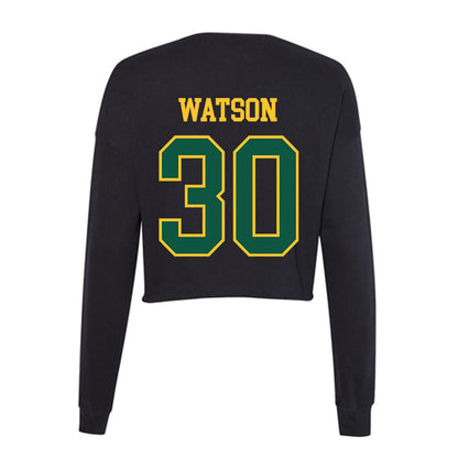 NDSU - NCAA Football : Kelly Watson - Women's Cropped Crew Fleece-1