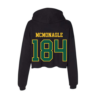 NDSU - NCAA Wrestling : Andrew McMonagle - Women's Crop Fleece Hoodie-1
