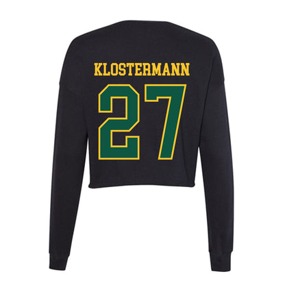 NDSU - NCAA Women's Soccer : Milla Klostermann - Women's Cropped Crew Fleece-1
