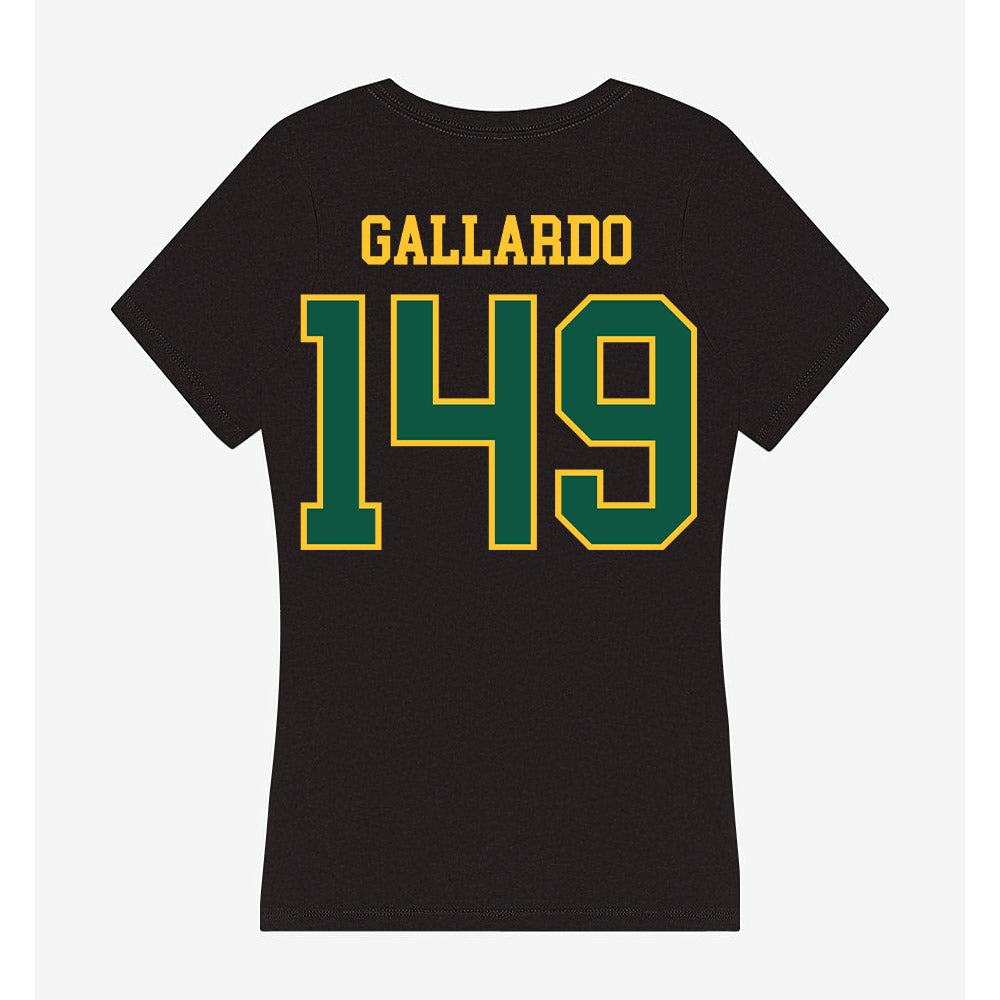 NDSU - NCAA Wrestling : Gabriel Gallardo - Women's V-Neck T-Shirt-1