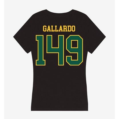 NDSU - NCAA Wrestling : Gabriel Gallardo - Women's V-Neck T-Shirt-1
