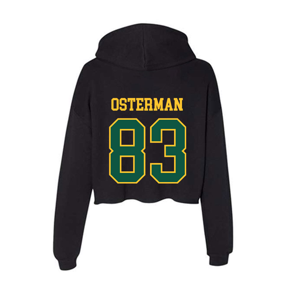 NDSU - NCAA Football : Cade Osterman - Women's Crop Fleece Hoodie-1