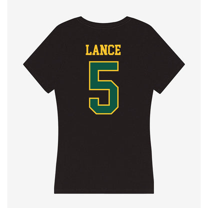 NDSU - NCAA Football : Bryce Lance - Women's V-Neck T-Shirt-1