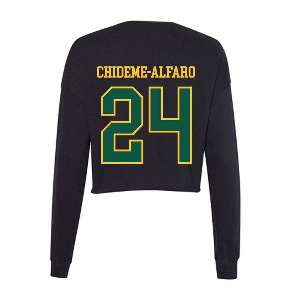 NDSU - NCAA Football : Anthony Chideme-Alfaro - Women's Cropped Crew Fleece-1