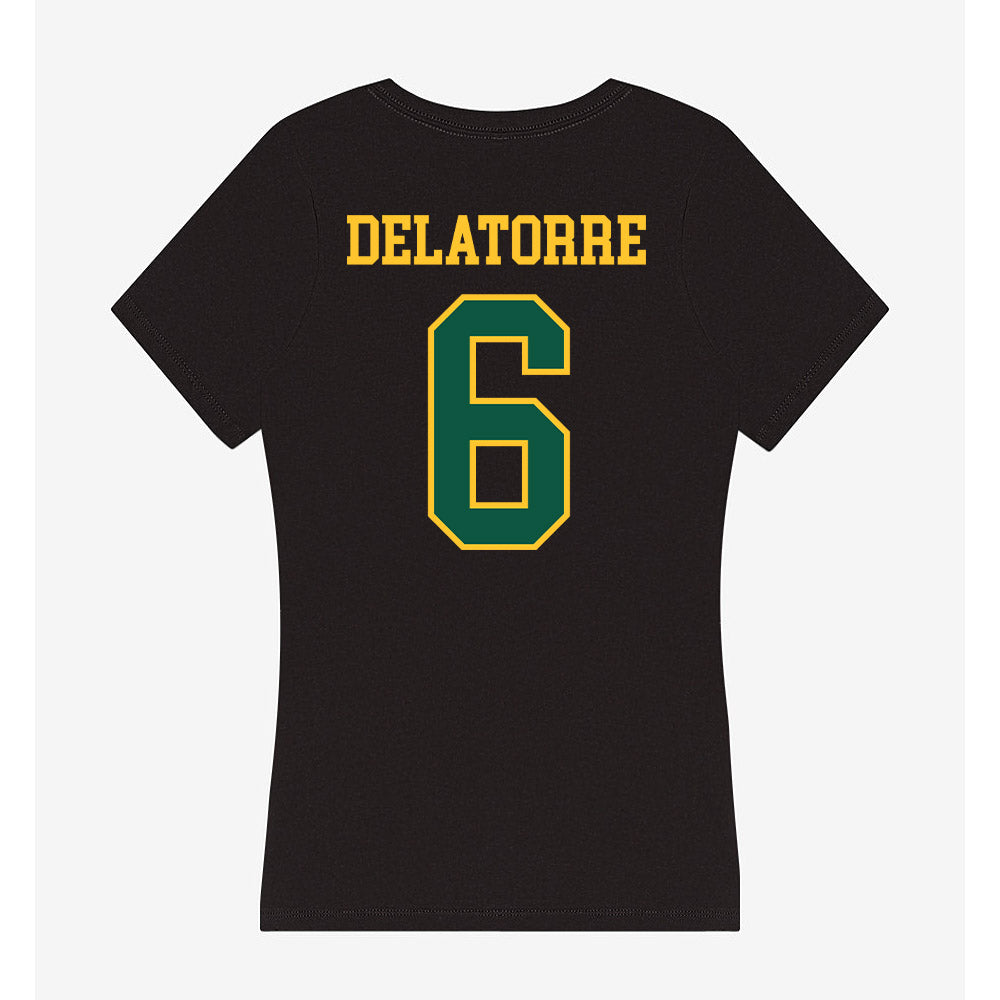 NDSU - NCAA Softball : Jessica Delatorre - Women's V-Neck T-Shirt-1