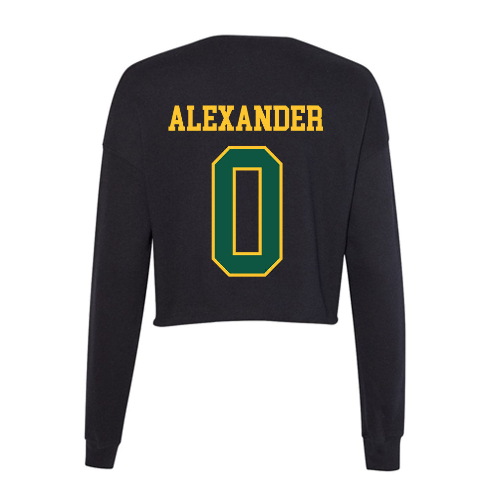 NDSU - NCAA Football : Jaquise Alexander - Women's Cropped Crew Fleece-1