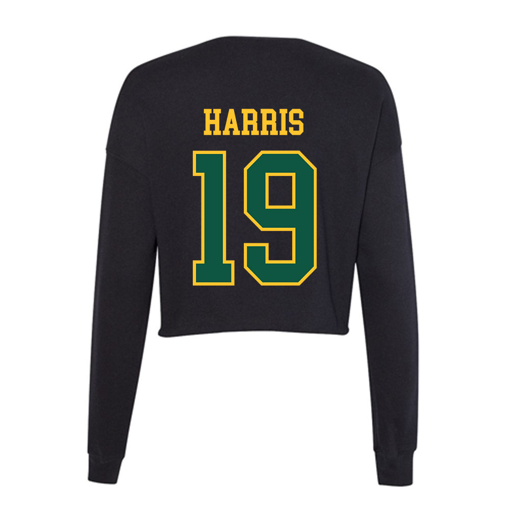 NDSU - NCAA Football : Chris Harris - Women's Cropped Crew Fleece-1