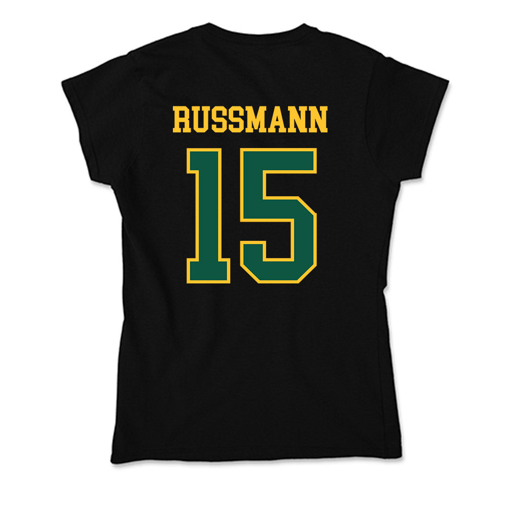 NDSU - NCAA Women's Soccer : Morgan Russmann - Soft Style Women’s T-Shirt-1