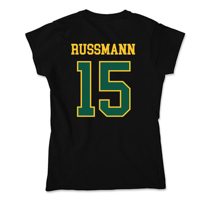 NDSU - NCAA Women's Soccer : Morgan Russmann - Soft Style Women’s T-Shirt-1