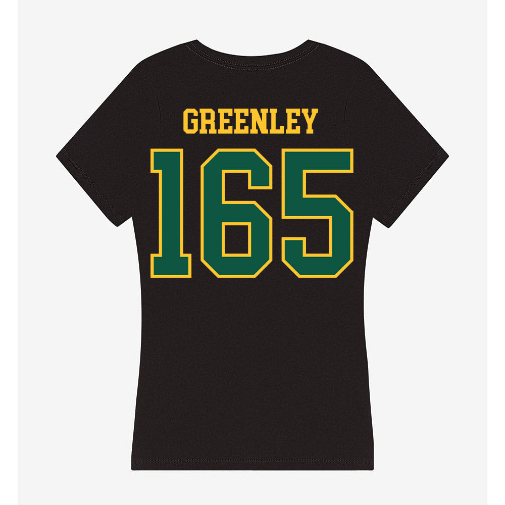 NDSU - NCAA Wrestling : Boeden Greenley - Women's V-Neck T-Shirt-1