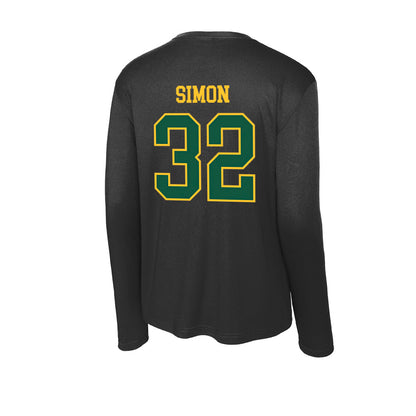NDSU - NCAA Women's Basketball : Miriley Simon - Activewear Long Sleeve T-Shirt-1
