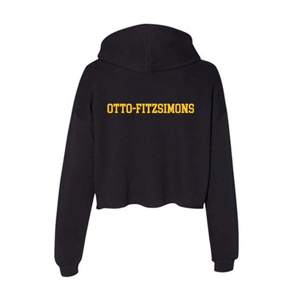 NDSU - NCAA Women's Track & Field : Allison Otto-Fitzsimons - Women's Crop Fleece Hoodie-1