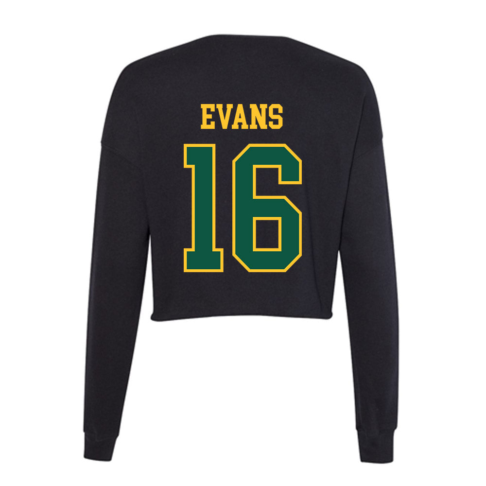 NDSU - NCAA Football : Silas Evans - Women's Cropped Crew Fleece-1
