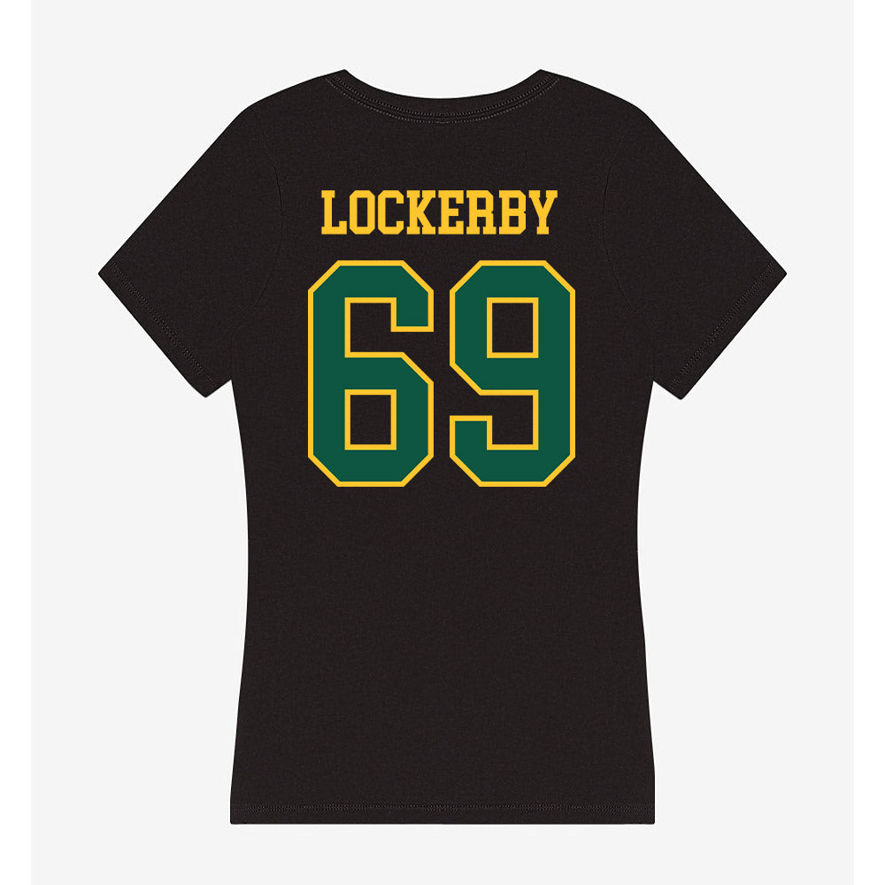 NDSU - NCAA Football : Devin Lockerby - Women's V-Neck T-Shirt-1
