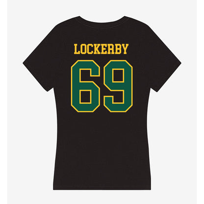 NDSU - NCAA Football : Devin Lockerby - Women's V-Neck T-Shirt-1